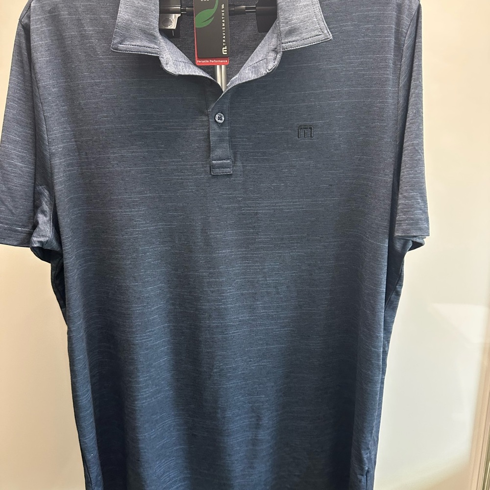 Travis Mathew Navy Polo Shirt